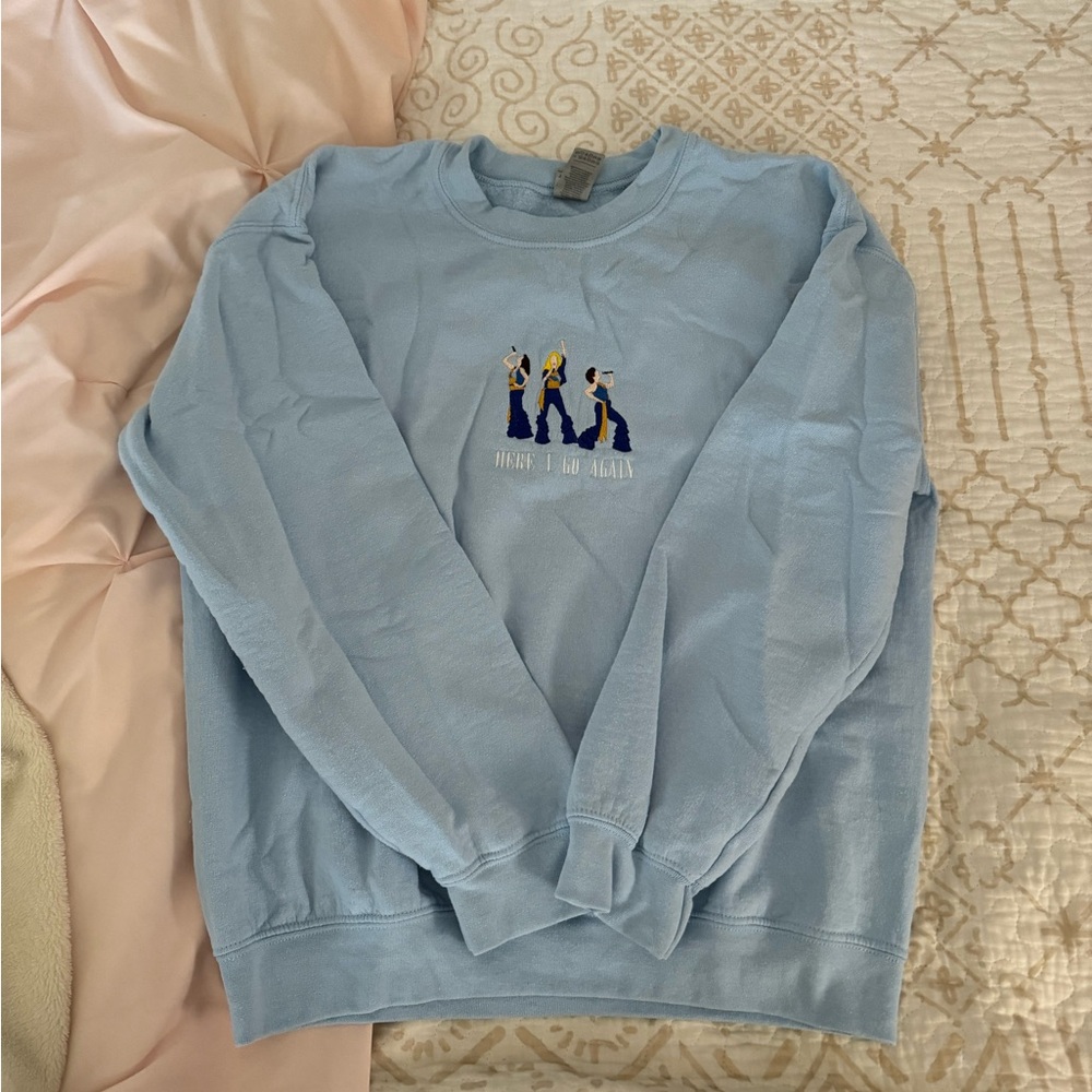 mamma mia here we go again crewneck sweatshirt